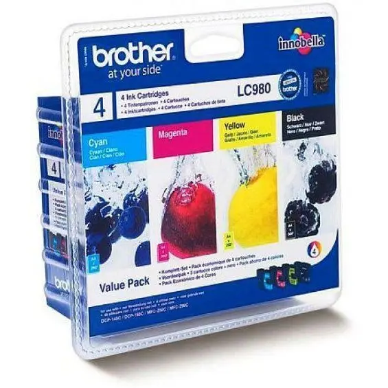 brother Pachet Brother LC980 CMYK | DCP145C/ DCP165C/ MFC250C/MFC290C