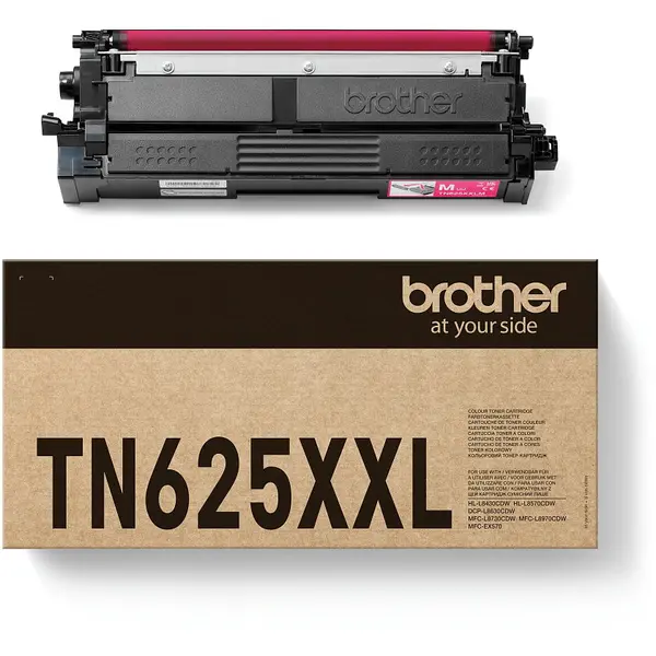 brother Toner Original Brother TN625XXLM, Magenta, 6500 pagini, pentru HL L8630| L8430| L8570| MFC L8730| L8970