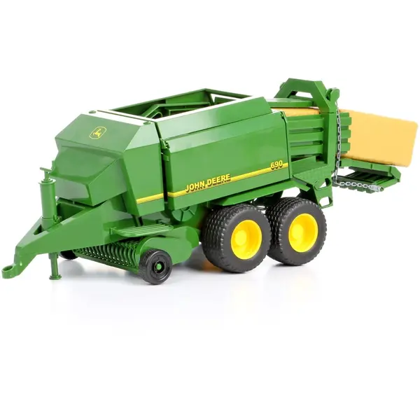 BRUDER Presa de balotat John Deere, Bruder 02017