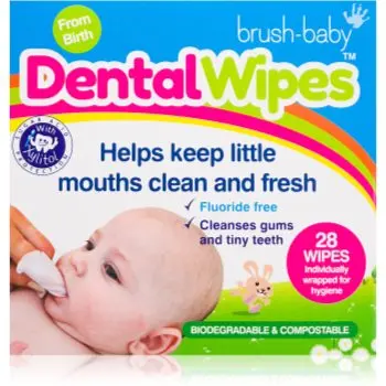 Brush Baby DentalWipes șervețele pentru dinti