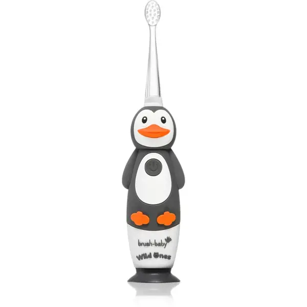 Brush Baby WildOnes WildOne periuta de dinti electrica + 2 capete de schimb pentru copii Penguin 1 buc