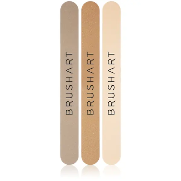 BrushArt Accessories Nail file set set de pile culoare Beige 3 buc