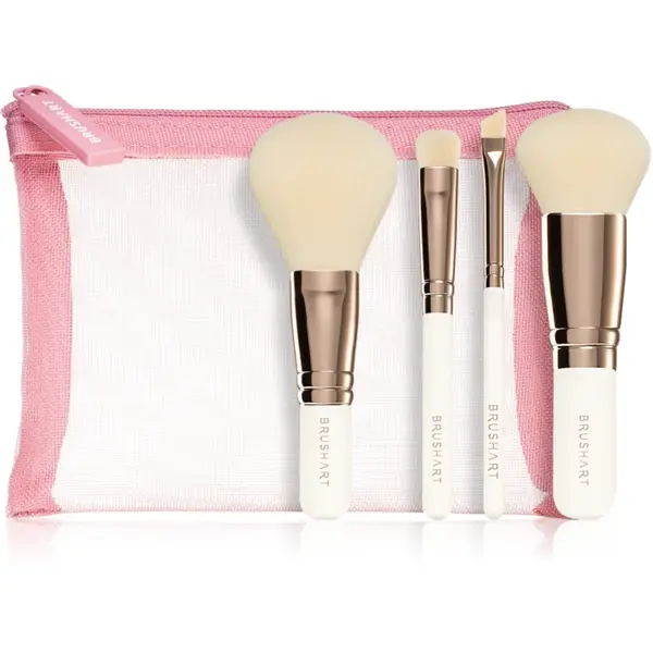 BrushArt Basic On-the-go Glam mini make-up brush set set de călătorie cu pensule mini