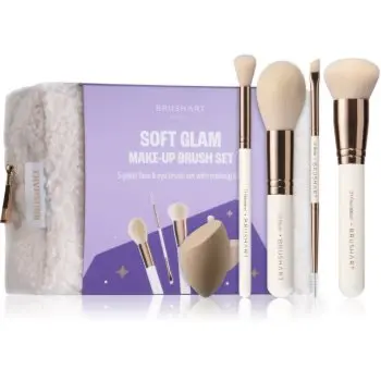 BrushArt Basic Soft Glam make-up brush set set de pensule cu geantă