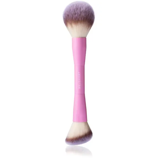 BrushArt Double Duty Blush & Powder brush pensulă pentru fard de obraz și pentru pudră fata-verso 1 buc