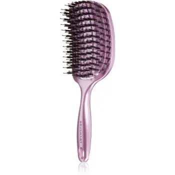 BrushArt Hair Vent blowdry hairbrush with boar bristles perie de par cu peri de nailon și de mistreț