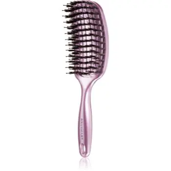 BrushArt Hair Vent blowdry hairbrush with boar bristles perie de par cu peri de nailon și de mistreț