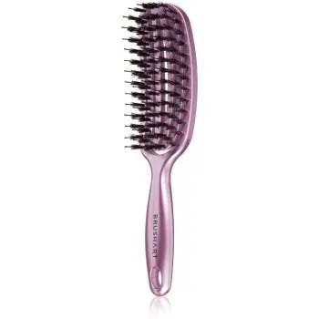 BrushArt Hair Vent blowdry hairbrush with boar bristles perie de par cu peri de nailon și de mistreț