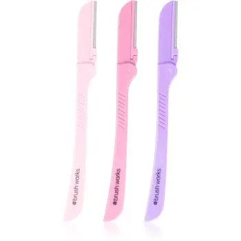 Brushworks Precision Eyebrow Razors Mixed brici pentru sprâncene