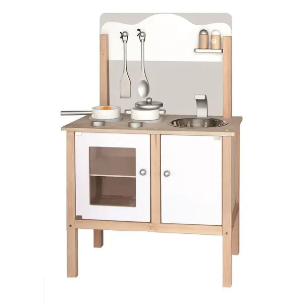 Bucatarie alba cu accesorii, Viga, 83 cm