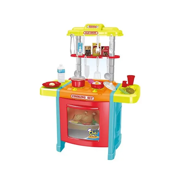 Bucatarie cu 42 accesorii Ocie Talented Chef Red