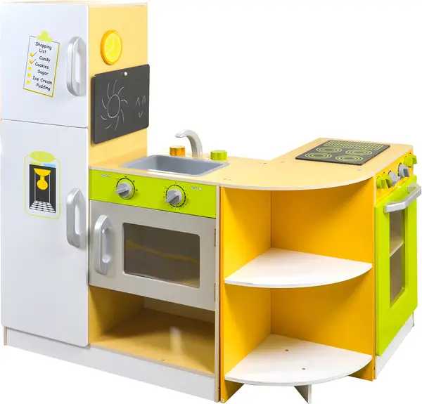 Bucătărie modulară pentru copii Smart Baby - cu 4 elemente pentru poziționare