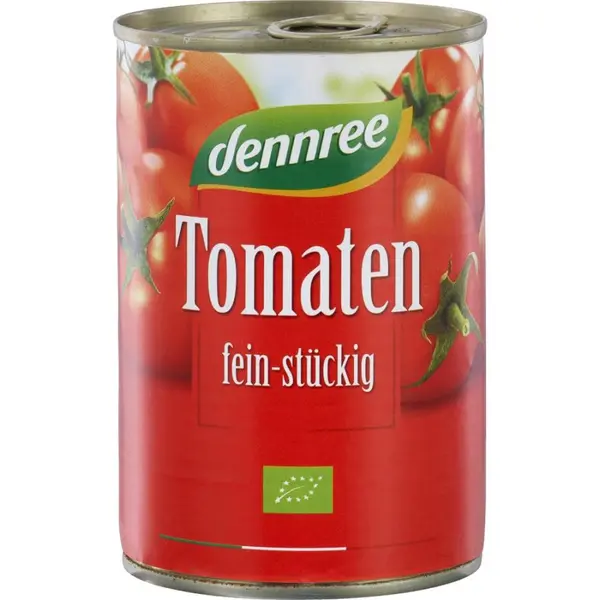 Bucati de tomate in sos de rosii, eco - 400 g