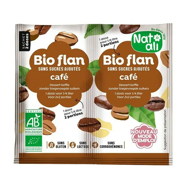 Budinca de cafea bio 2 buc x 5.5g 11g Nat-ali