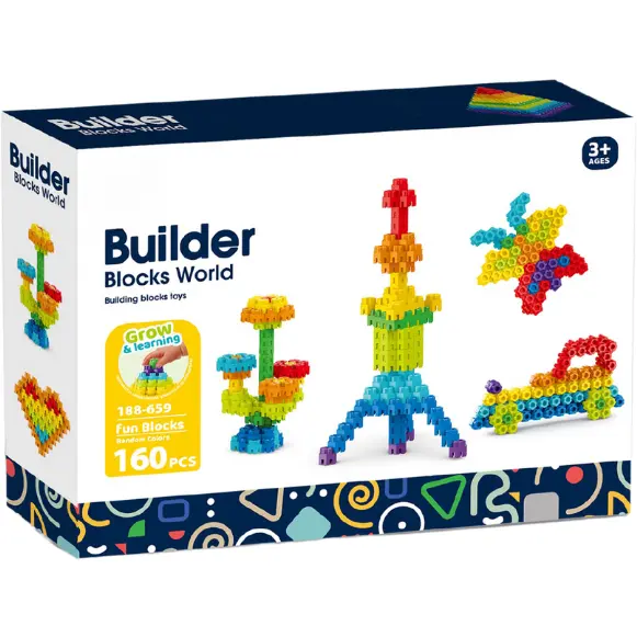Bufnitel Set de constructie STEAM - Micutul constructor (160 piese)