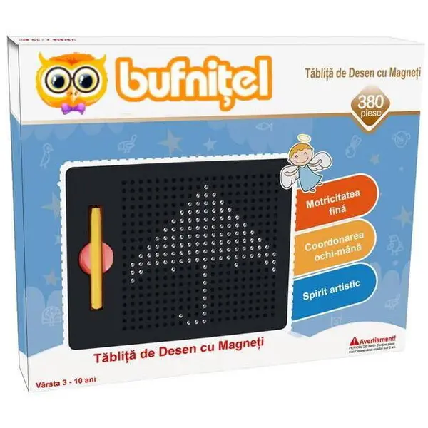 Bufnitel Tablita de desen cu magneti - 380 piese