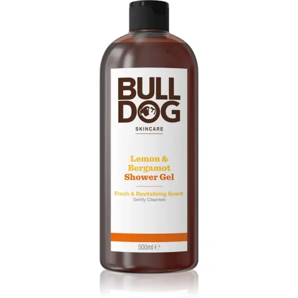 Bulldog Lemon & Bergamot Shower Gel Gel de duș pentru bărbați 500 ml