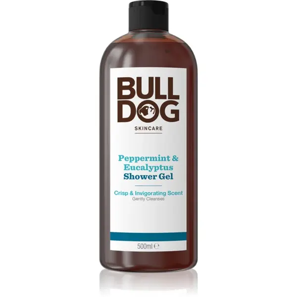 Bulldog Peppermint & Eucalyptus Shower Gel Gel de duș pentru bărbați 500 ml
