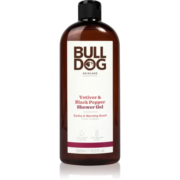 Bulldog Vetiver and Black Pepper Gel de duș pentru bărbați 500 ml