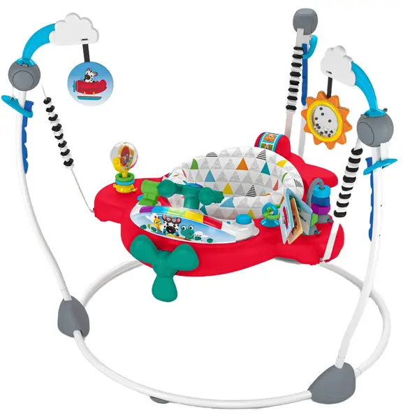 Bungee pe suport 2 în 1 Baby Einstein - Airplane Adventure