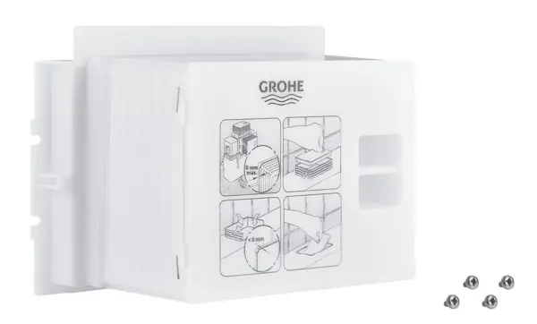 Burduf cadru Grohe Rapid SL, clapete 130 x 172 mm, plastic, 40950000