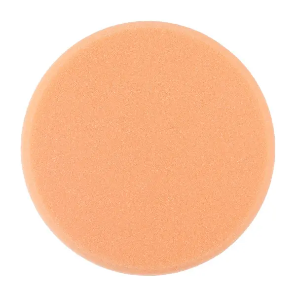 Burete abraziv lustruire, tip: tare, diametru: 150 mm, culoare: orange, velcro, 2 buc