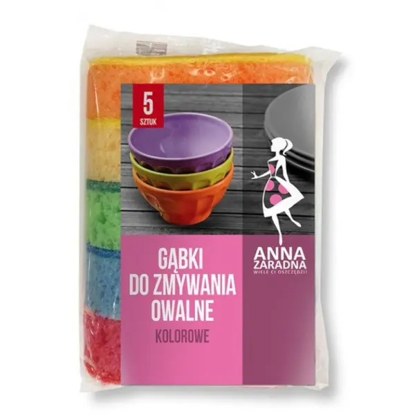 Burete de Vase Oval Color, Anna, 5 Bucati
