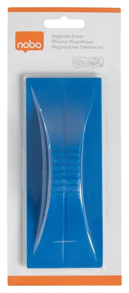 Burete NOBO, pentru table, suprafete cu curatare uscata, magnetic, rezerva detasabila, albastru Burete NOBO, pentru table, suprafete cu curatare uscata, magnetic, rezerva detasabila, albastru