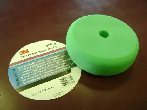 Burete verde cu fata dubla-Quick Connect 150mm 3M