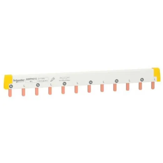 Busbar ( pieptene ) 2P inclinare 18 Mm 12 module 100A Schneider A9XPH212