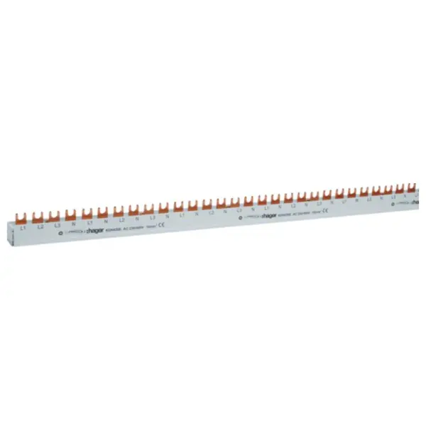 Busbar3P+N L1L2L3NL1NL2NL3N.. 57M 80A tip furca Hager KDN450E
