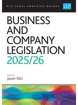 Business and Company Legislation 2025/26. Legal Practice Course Guides (LPC), Paperback/***