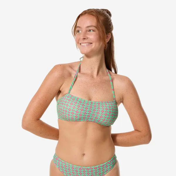 Bustieră de baie tip bandă surf Lori Keyshot Verde Damă