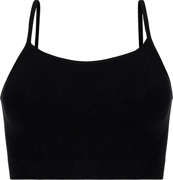 Bustiera Seamless cu Bretele Subtiri, 53609, negru