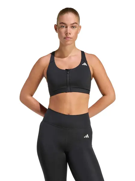 Bustiera sport Optime Essentials Workout Zip-front