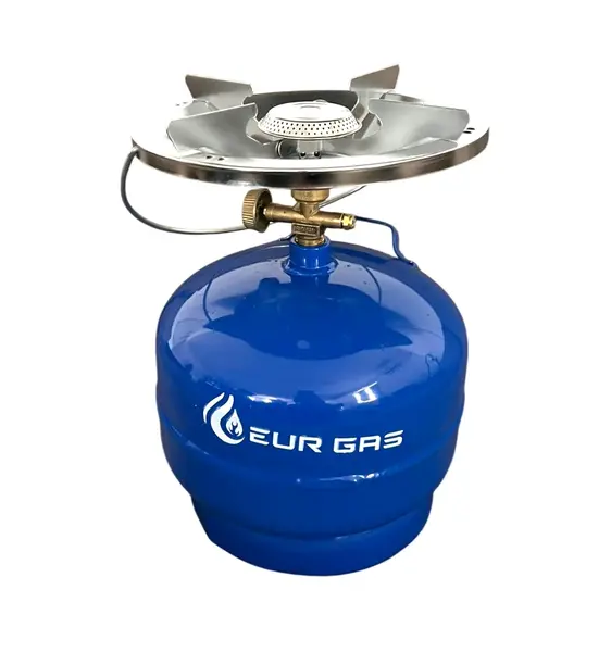 Butelie de Gaz EurGas 2kg 4,8L cu Arzator