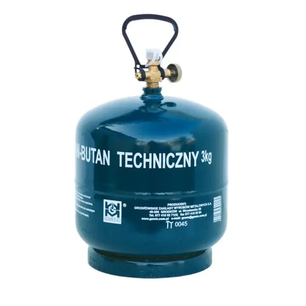 Butelie gaz reincarcabila, 7.2 litri, 3 Kg, metalica