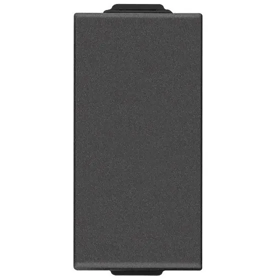 Buton cu revenire 1 modul Vimar Neve Up 09008.CM, 1P NO 10A carbon matt