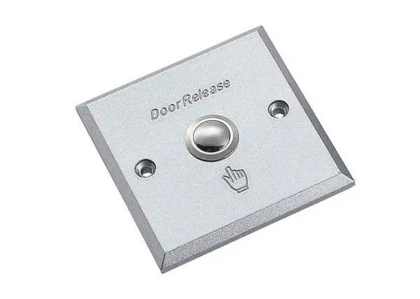 Buton de iesire cu contact de iesire de tip NO, 36V-3A, carcasa din aliaj de aluminiu, incastrabil, Sebury NBT-002