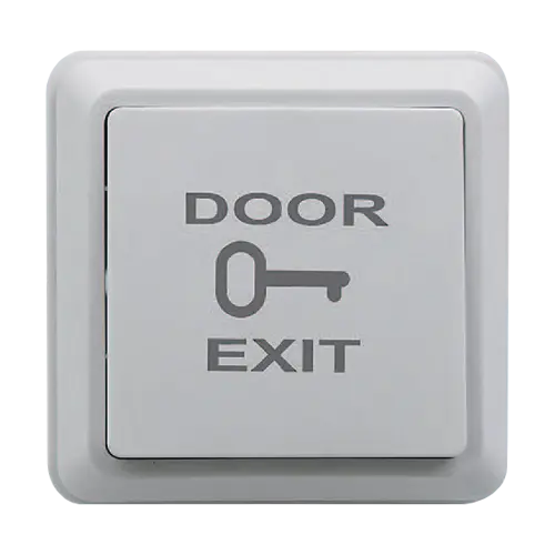 Buton de iesire din plastic, montaj aparent (PICTOGRAMA + TEXT) CSB-69G-LED