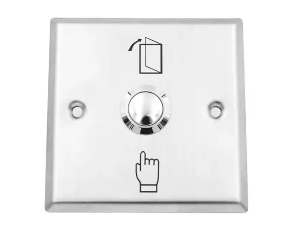 Buton de iesire, montaj ingropat, din otel inoxidabil, NO/COM, SECUKEY Cbutton 2