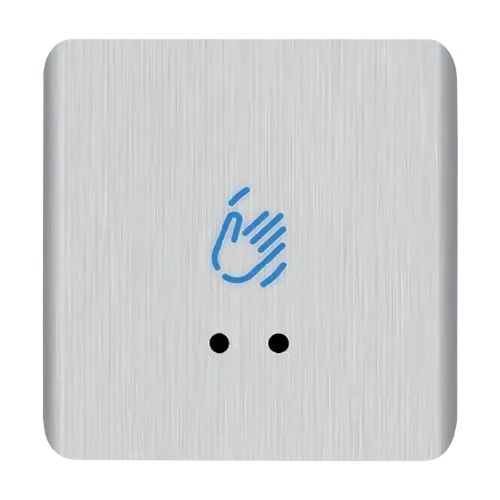 Buton de iesire Touchless ajustabil, aluminiu, argintiu, montaj aparent, IP66 CSB-20C30S-AL1