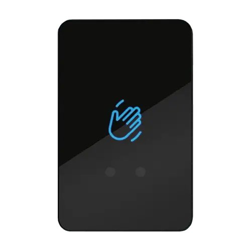 Buton de iesire Touchless ajustabil, plastic negru, montaj aparent, IP66 CSB-20C30S-P2