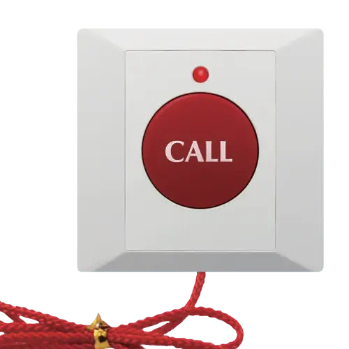 Buton de panică cu șnur declanșator, LED și buzzer, montaj aparent, CSE-86R-LED