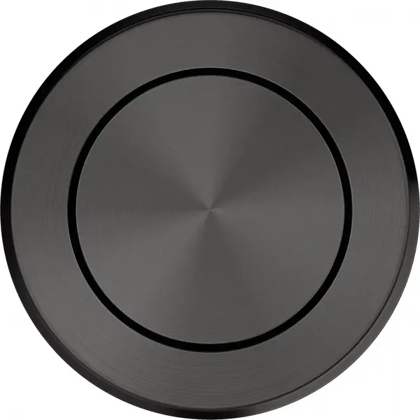 Buton rotund push Anthracite (compatibil FRESNO)