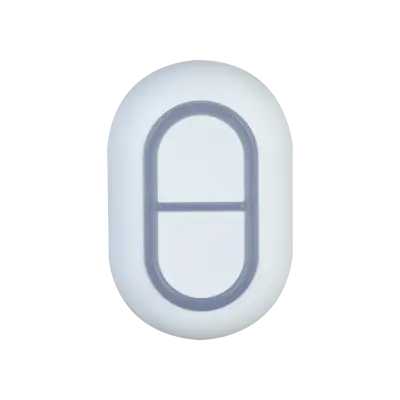 Buton wireless de panică cu 2 butoane, 868 MHz, IP54, Dahua ARD822-W2(868)