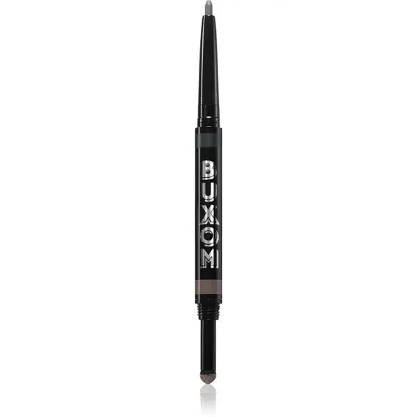 Buxom FLIP SIDE DUAL-ENDED EYELINER & SHADOW Crema umbre ochi si linii in creion culoare Totally Taupe 0.78 g