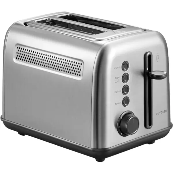 BUYDEEM Prajitor de paine Buydeem DT620E-SS/EU, 2 felii, 900 W, Argintiu