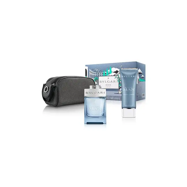 Bvlgari Man Glacial Essence Set cadou pentru bărbați Volum 100 ml EDP + EDP 10 ml