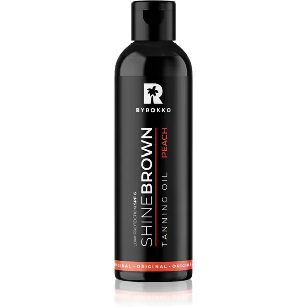 BYROKKO Shine Brown Peach ulei protector pentru intensificarea bronzului SPF 6 150 ml